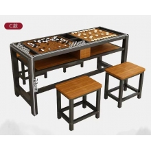 围棋象棋两用桌凳套装（一桌四凳）